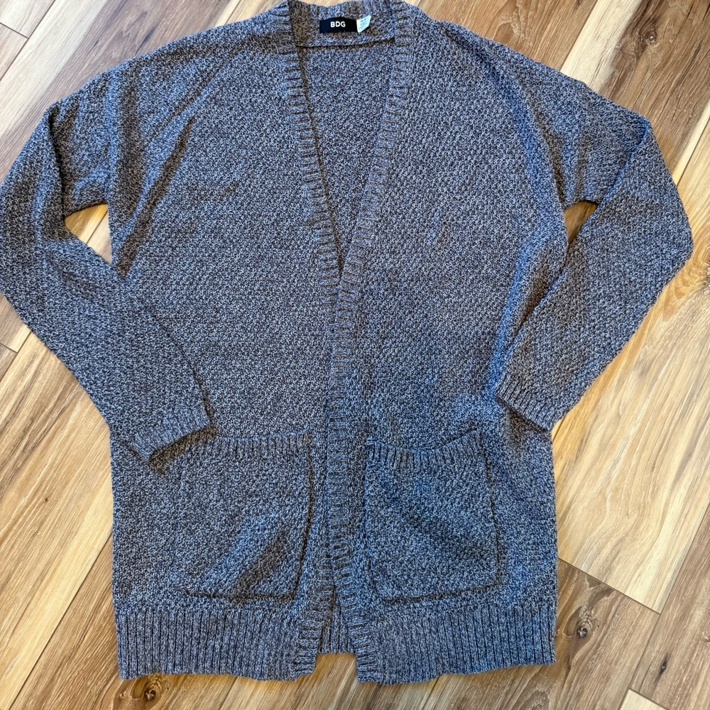 BDG Gray Cardigan Sweater